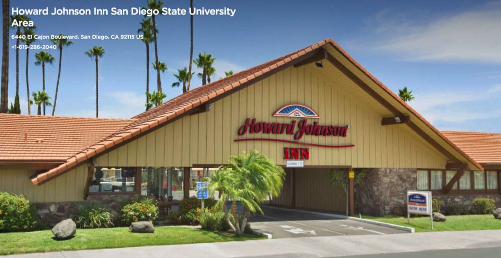 Howard Johnson University Inn - Sdsu - San Diego State University Экстерьер фото